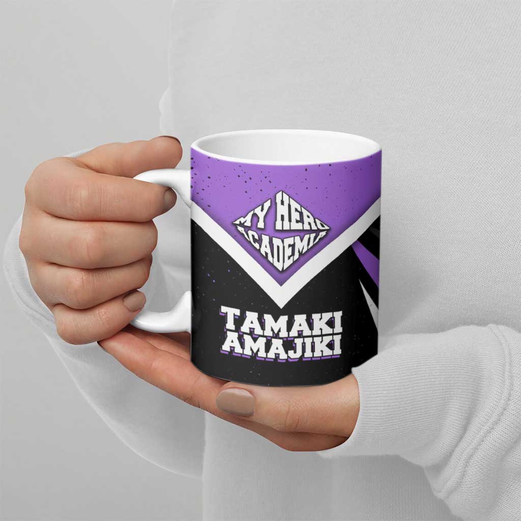 Tamaki Amajiki My Hero Academia Ceramic Mug Anime Grunge Splatter Graphic Style