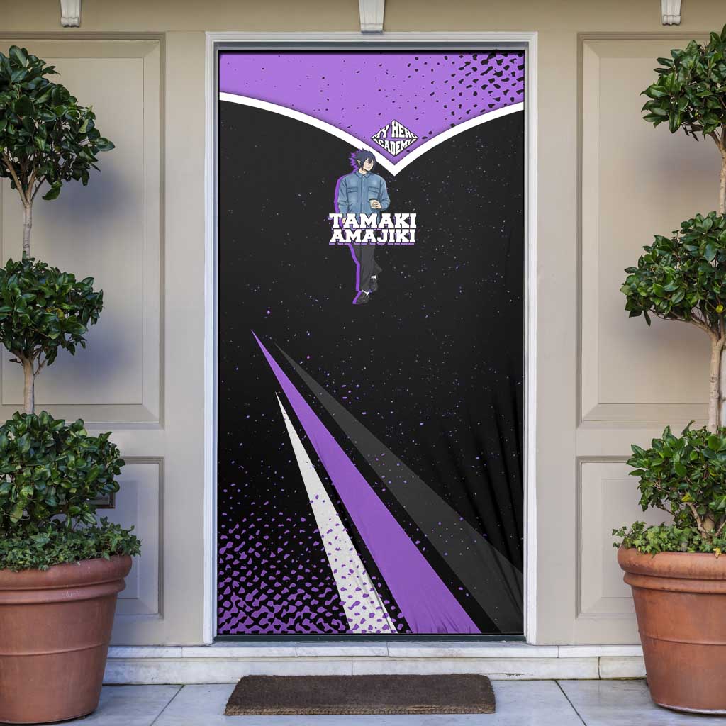 Tamaki Amajiki My Hero Academia Door Cover Anime Grunge Splatter Graphic Style
