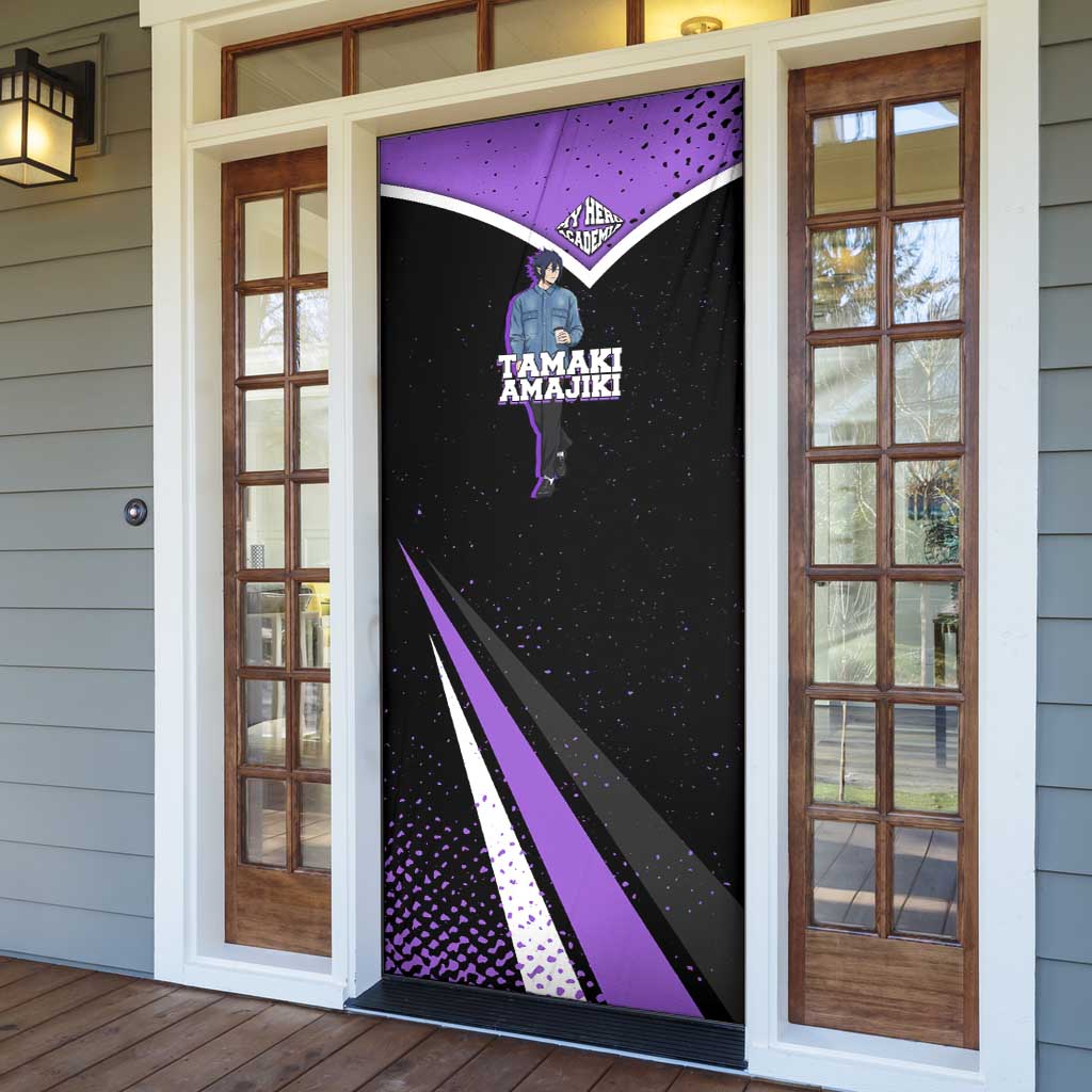 Tamaki Amajiki My Hero Academia Door Cover Anime Grunge Splatter Graphic Style