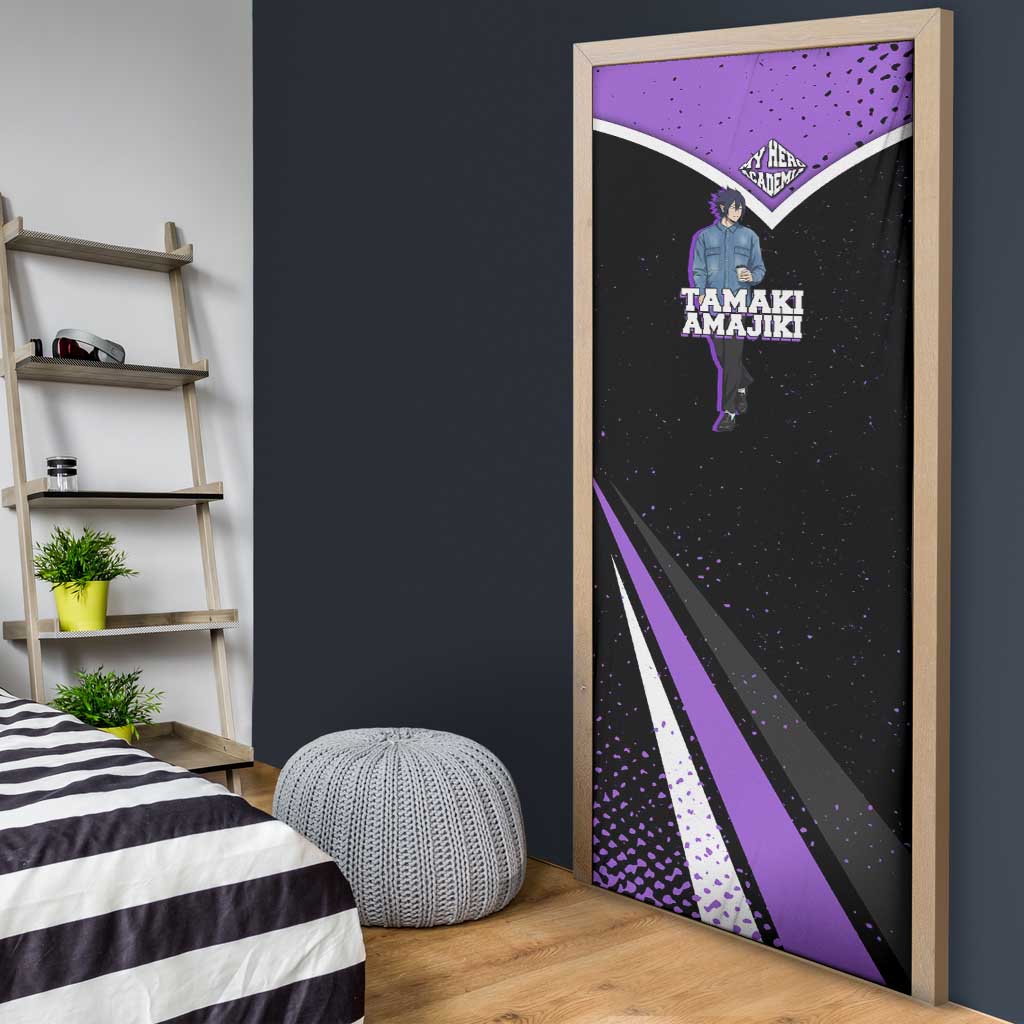 Tamaki Amajiki My Hero Academia Door Cover Anime Grunge Splatter Graphic Style