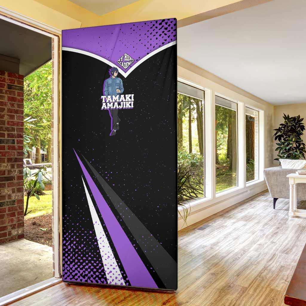 Tamaki Amajiki My Hero Academia Door Cover Anime Grunge Splatter Graphic Style