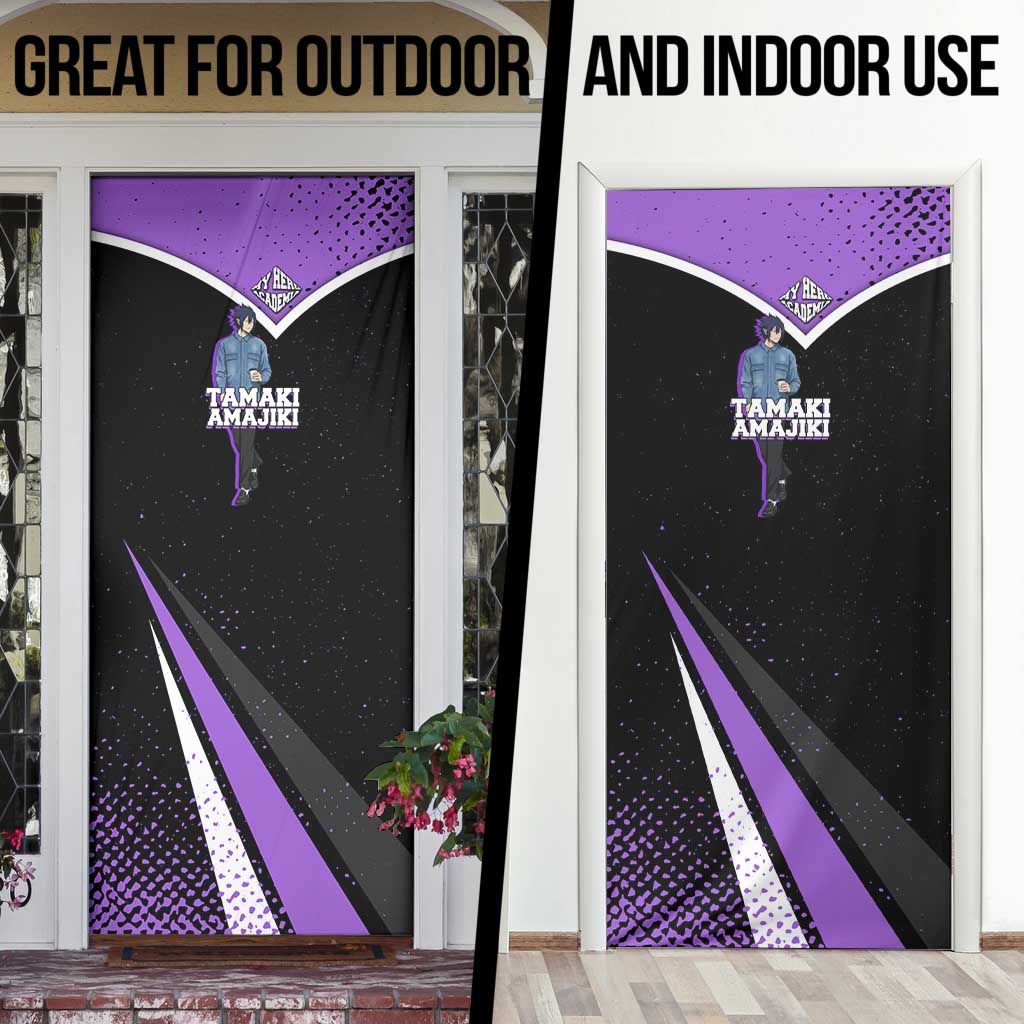Tamaki Amajiki My Hero Academia Door Cover Anime Grunge Splatter Graphic Style