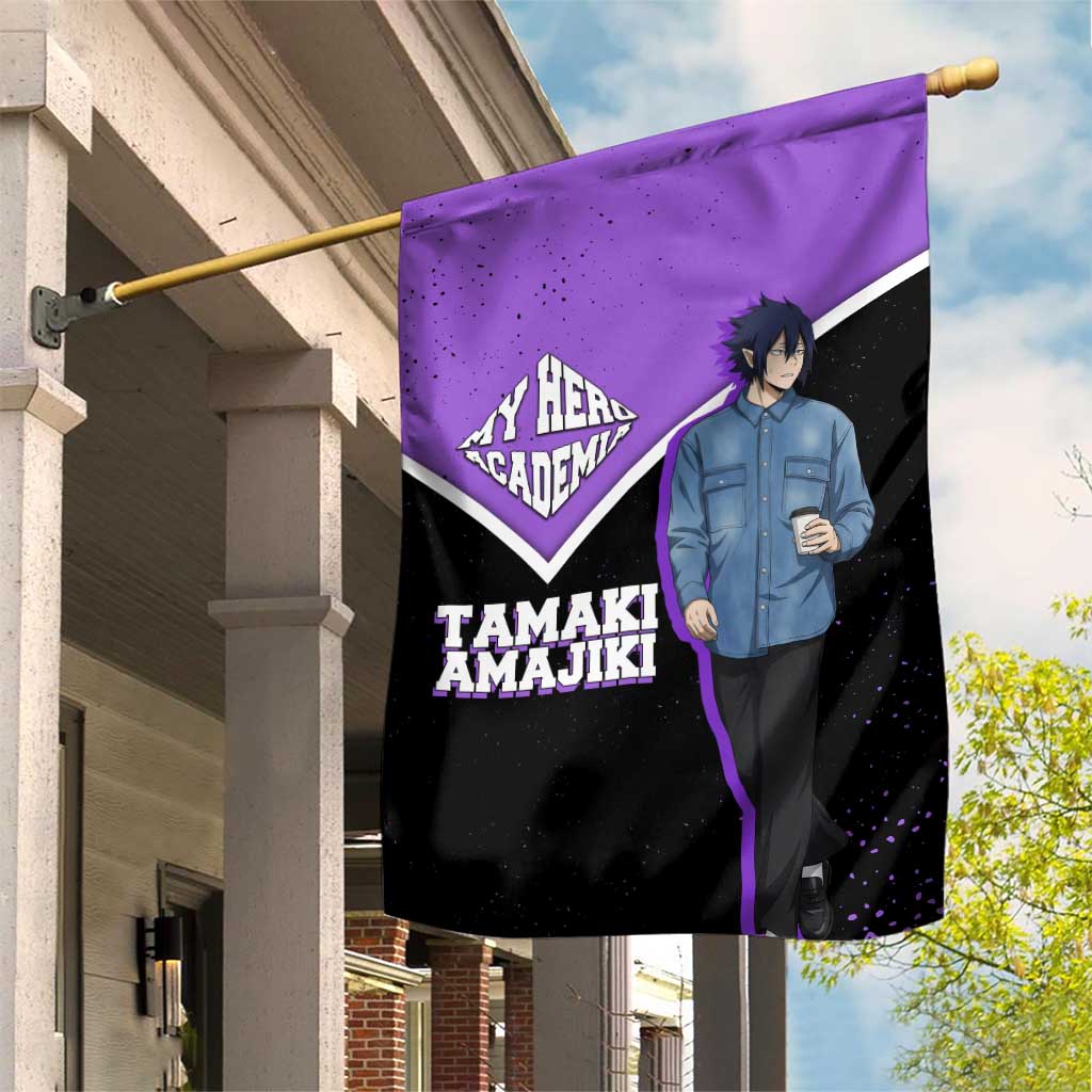 Tamaki Amajiki My Hero Academia Garden Flag Anime Grunge Splatter Graphic Style