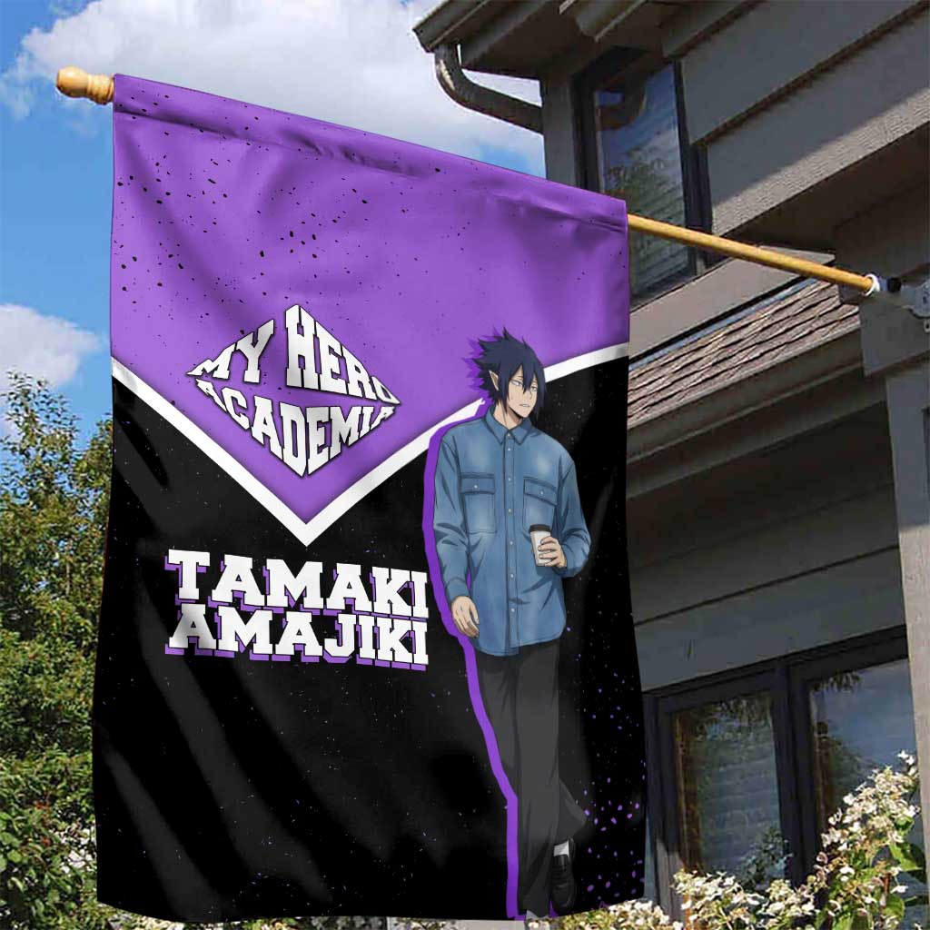 Tamaki Amajiki My Hero Academia Garden Flag Anime Grunge Splatter Graphic Style