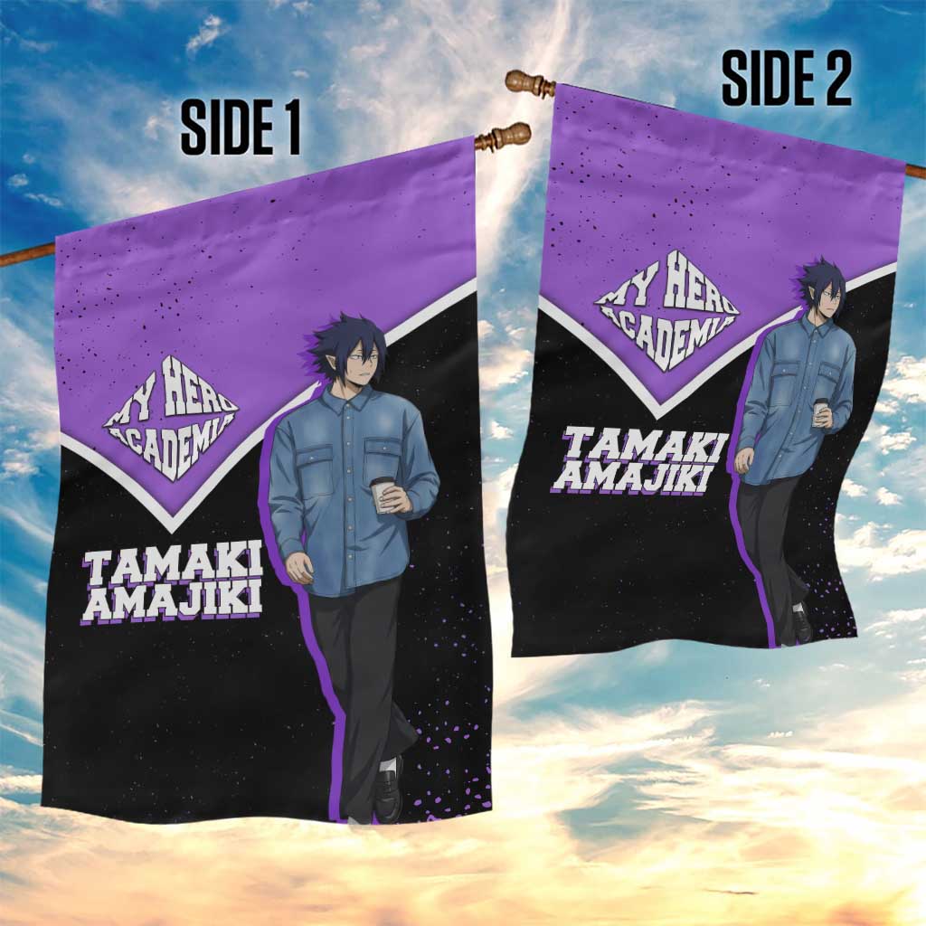 Tamaki Amajiki My Hero Academia Garden Flag Anime Grunge Splatter Graphic Style