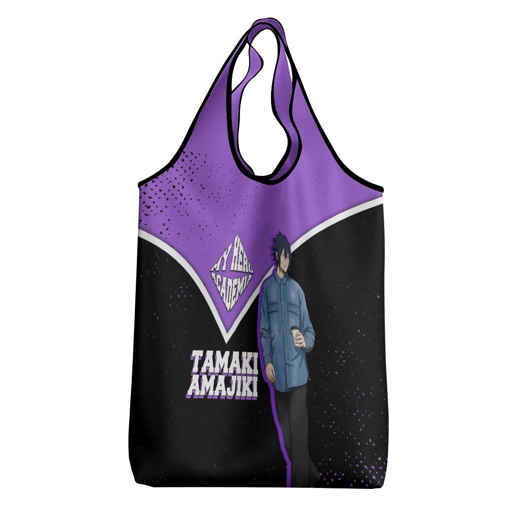 Tamaki Amajiki My Hero Academia Grocery Bag Anime Grunge Splatter Graphic Style
