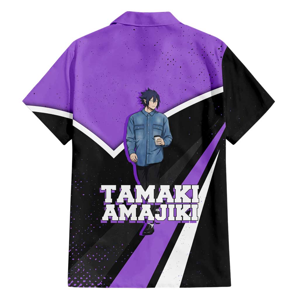 Tamaki Amajiki My Hero Academia Hawaiian Shirt Anime Grunge Splatter Graphic Style