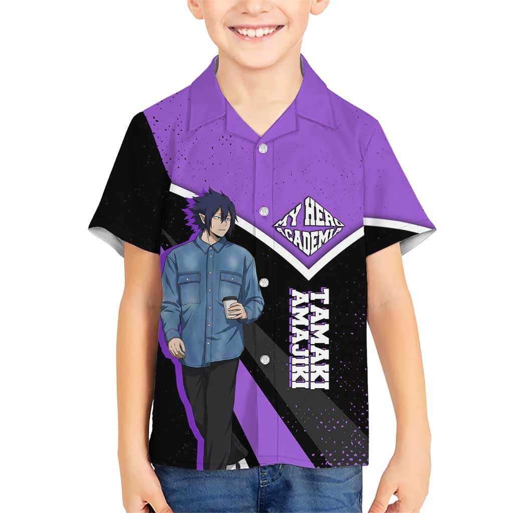 Tamaki Amajiki My Hero Academia Hawaiian Shirt Anime Grunge Splatter Graphic Style