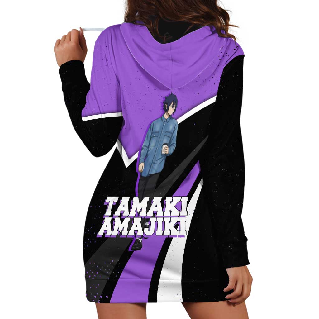 Tamaki Amajiki My Hero Academia Hoodie Dress Anime Grunge Splatter Graphic Style