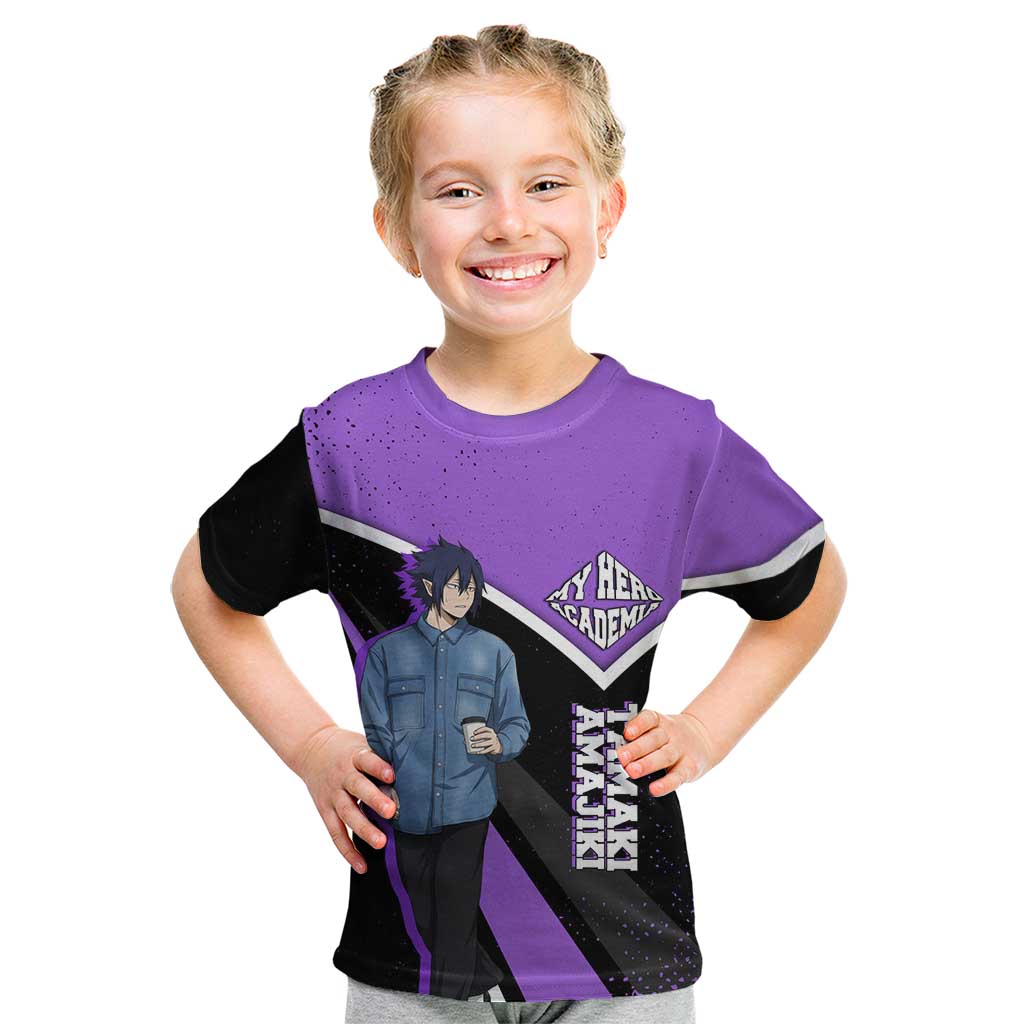 Tamaki Amajiki My Hero Academia Kid T Shirt Anime Grunge Splatter Graphic Style