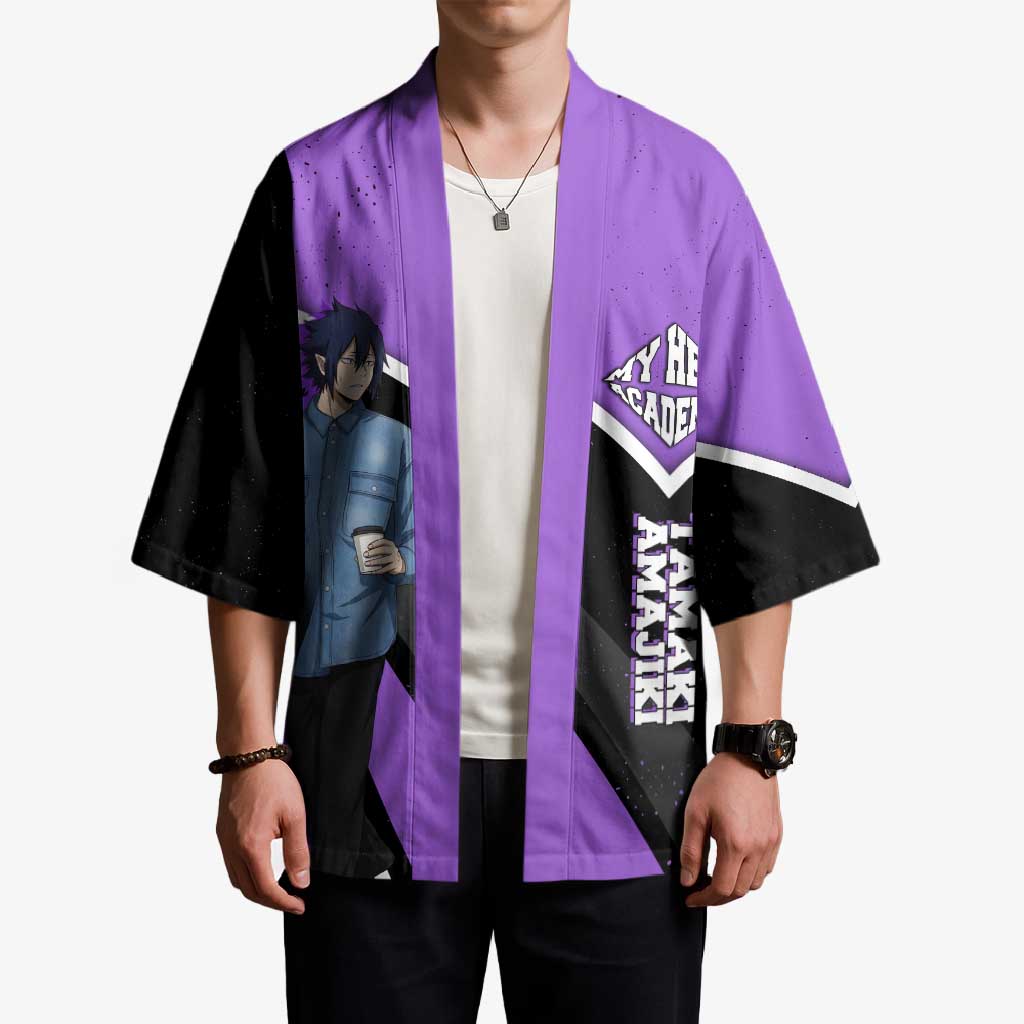 Tamaki Amajiki My Hero Academia Kimono Anime Grunge Splatter Graphic Style