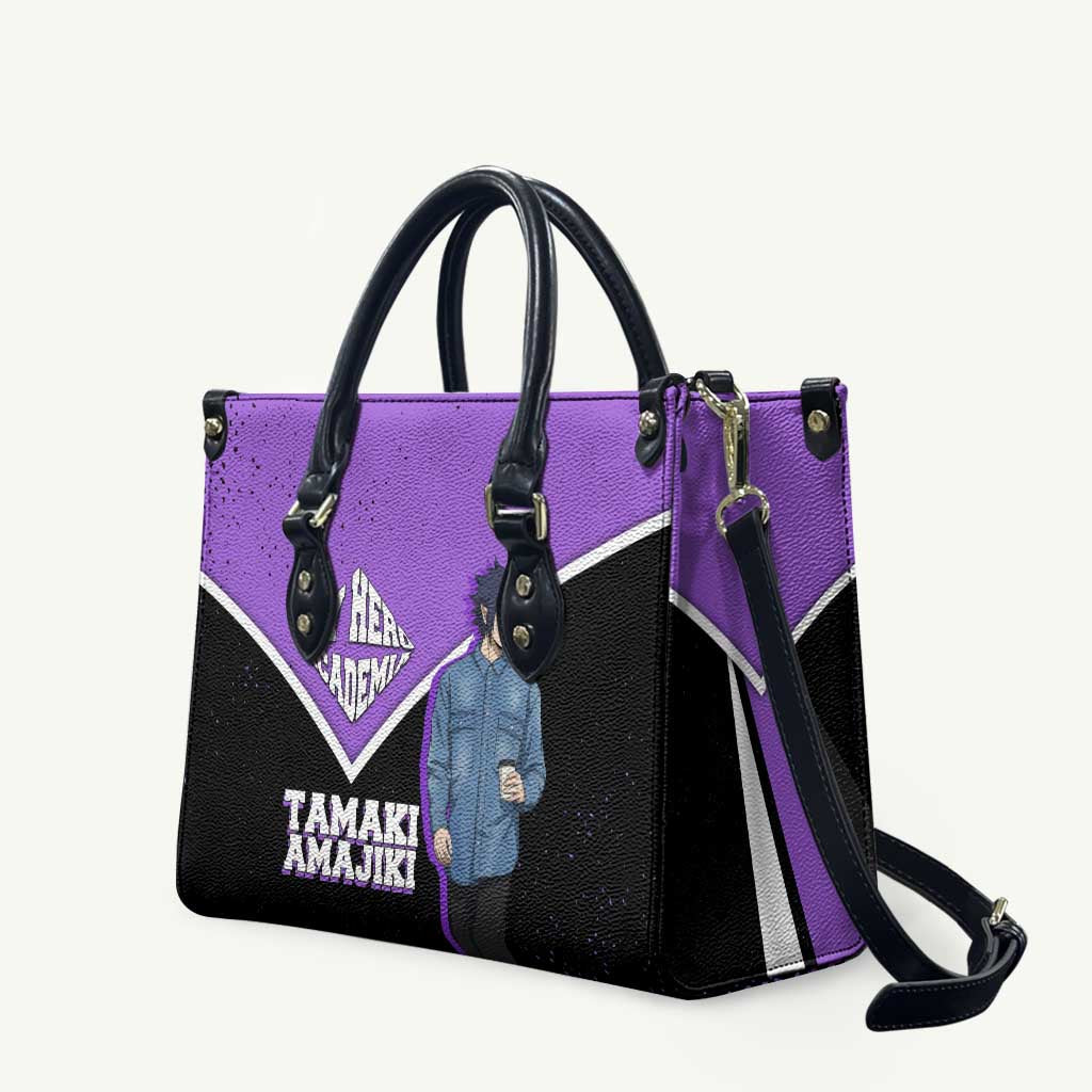 Tamaki Amajiki My Hero Academia Leather Bag Anime Grunge Splatter Graphic Style
