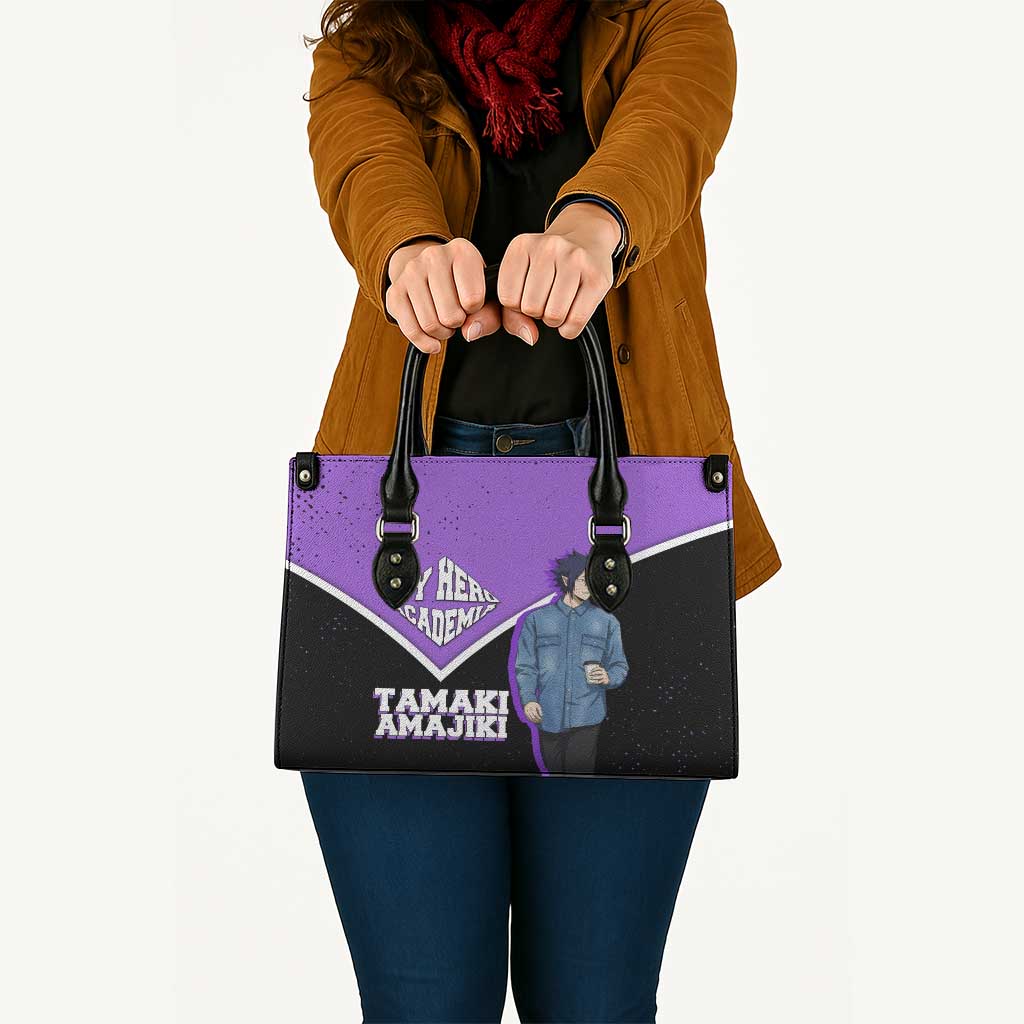Tamaki Amajiki My Hero Academia Leather Bag Anime Grunge Splatter Graphic Style