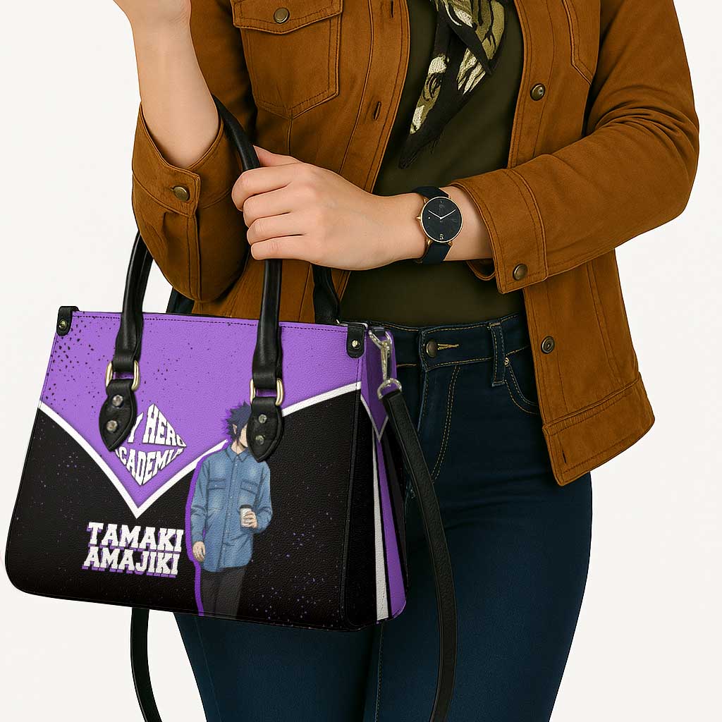 Tamaki Amajiki My Hero Academia Leather Bag Anime Grunge Splatter Graphic Style