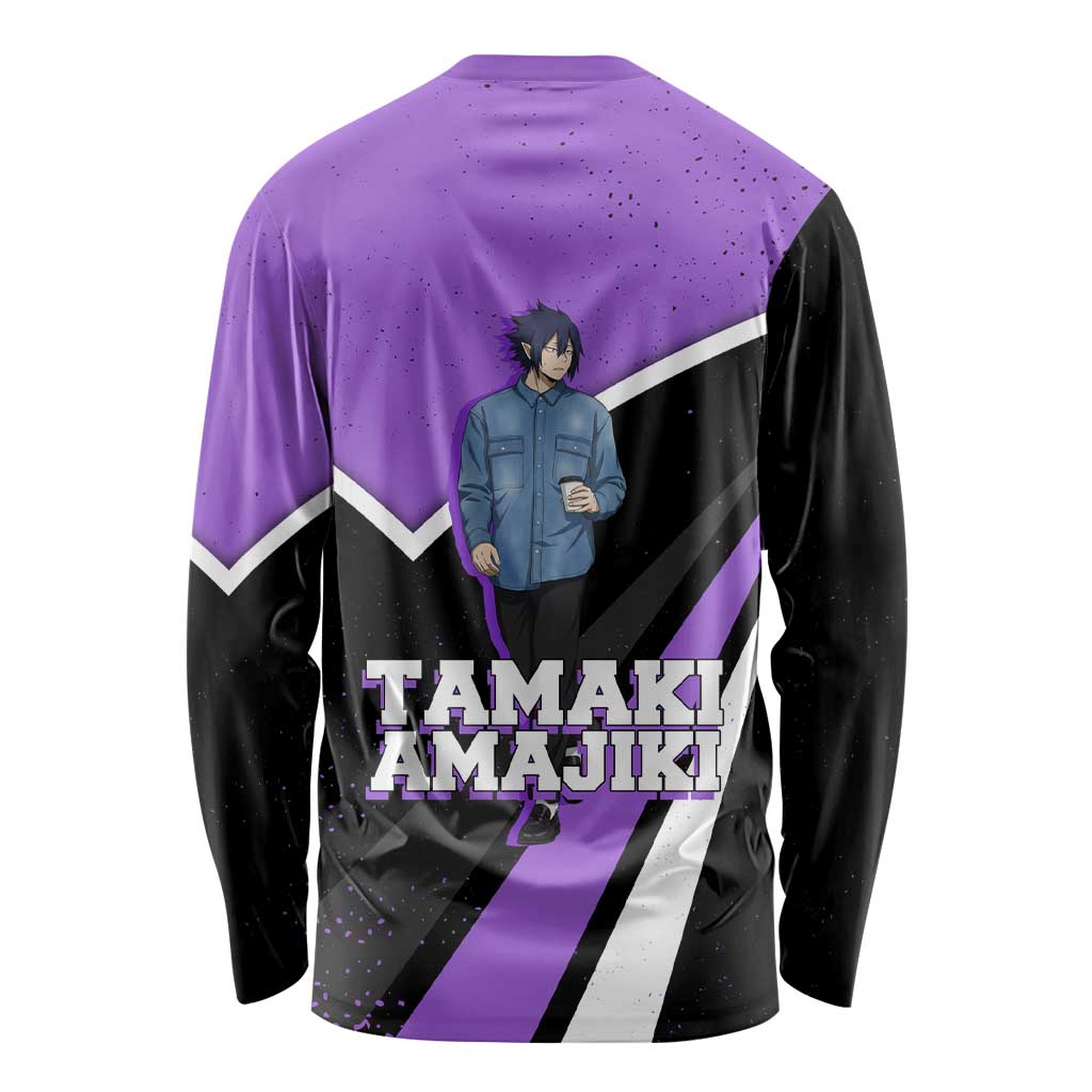 Tamaki Amajiki My Hero Academia Long Sleeve Shirt Anime Grunge Splatter Graphic Style
