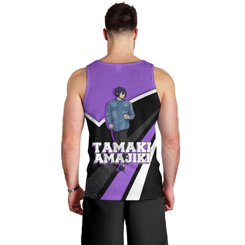Tamaki Amajiki My Hero Academia Men Tank Top Anime Grunge Splatter Graphic Style