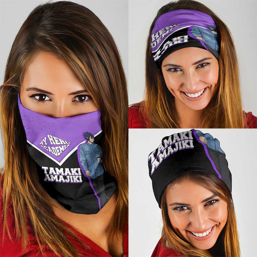 Tamaki Amajiki My Hero Academia Neck Gaiter Anime Grunge Splatter Graphic Style