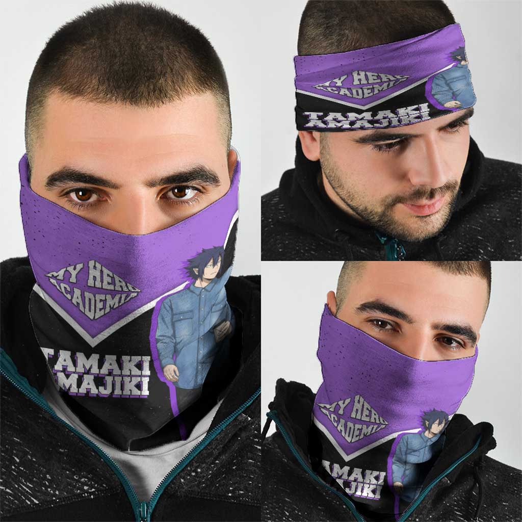Tamaki Amajiki My Hero Academia Neck Gaiter Anime Grunge Splatter Graphic Style
