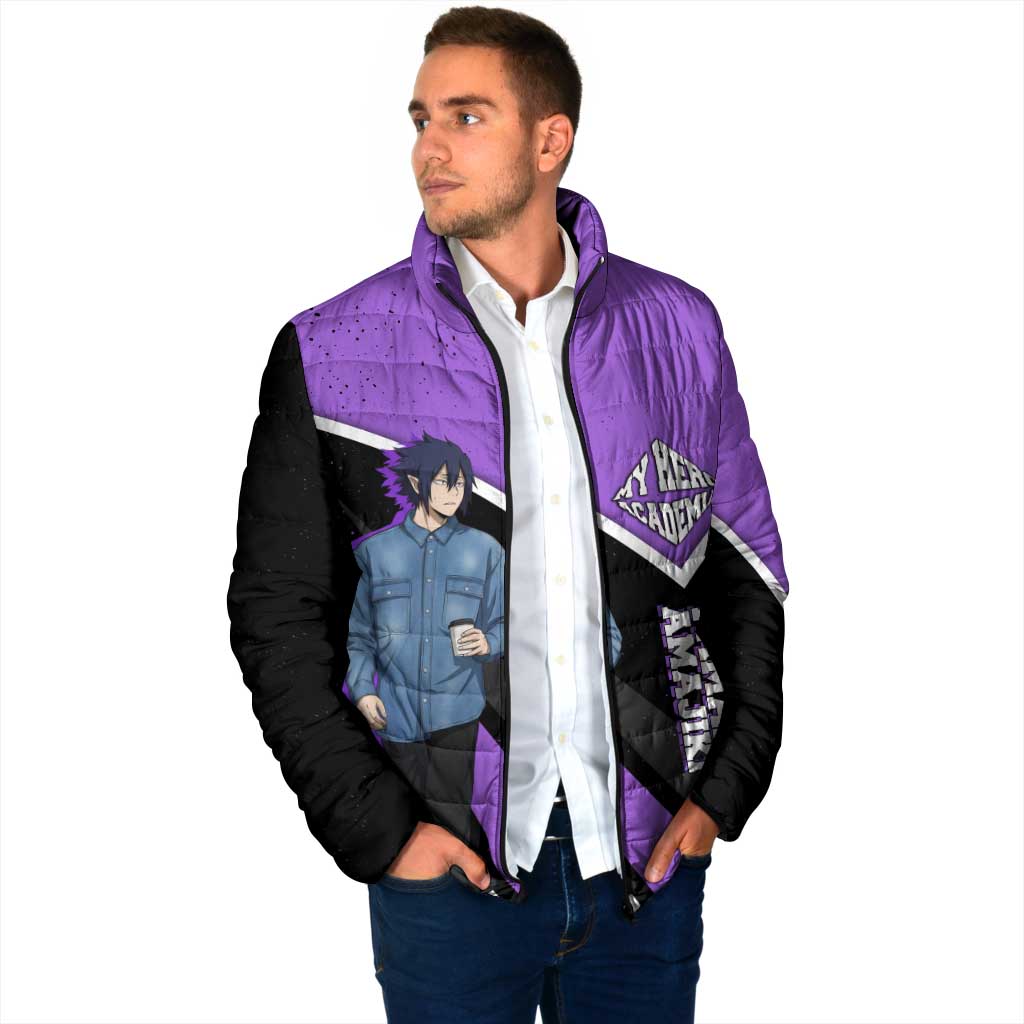 Tamaki Amajiki My Hero Academia Padded Jacket Anime Grunge Splatter Graphic Style