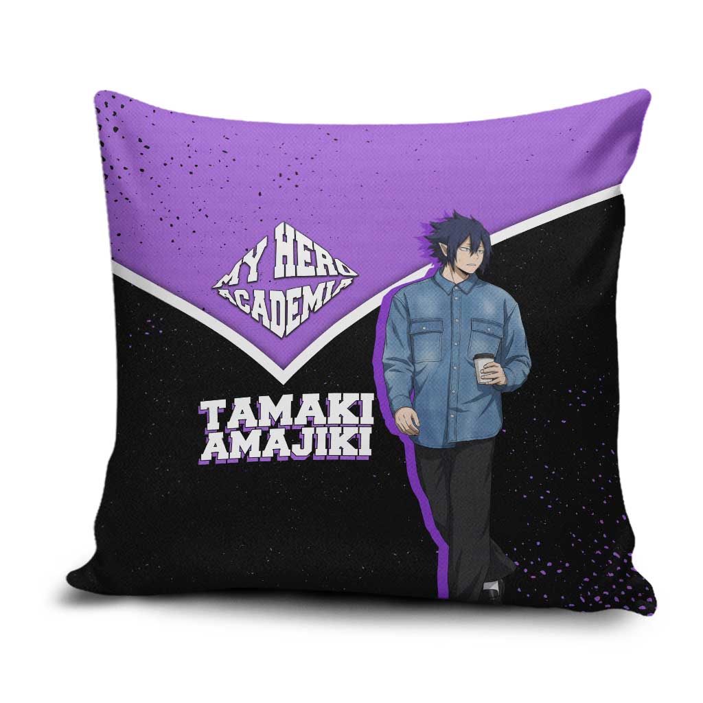 Tamaki Amajiki My Hero Academia Pillow Cover Anime Grunge Splatter Graphic Style