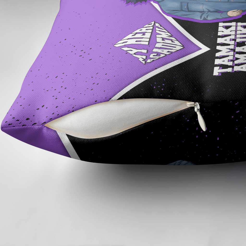 Tamaki Amajiki My Hero Academia Pillow Cover Anime Grunge Splatter Graphic Style