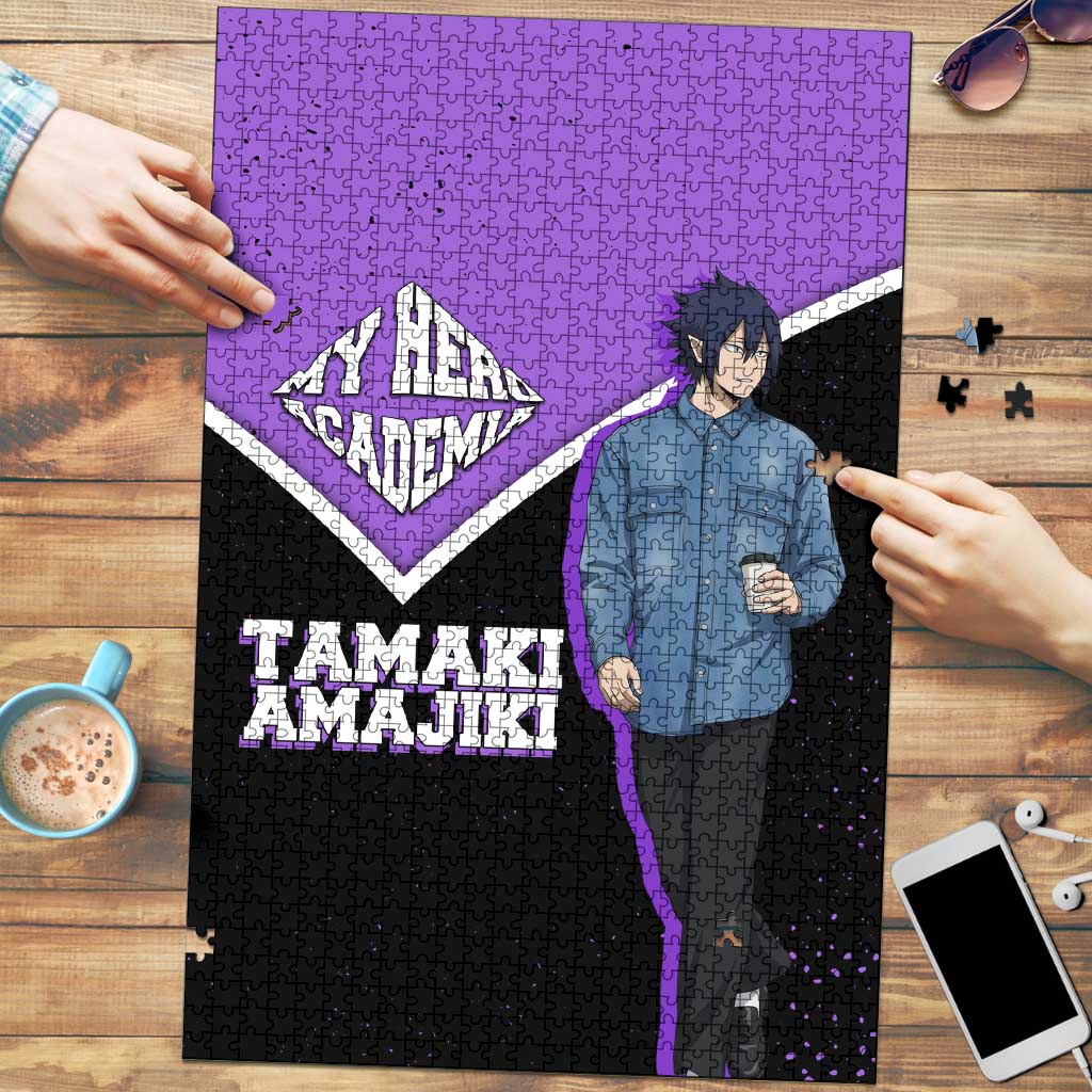 Tamaki Amajiki My Hero Academia Puzzle Anime Grunge Splatter Graphic Style