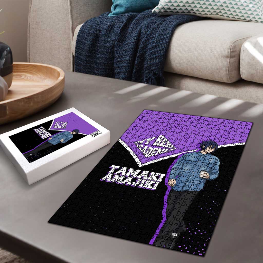 Tamaki Amajiki My Hero Academia Puzzle Anime Grunge Splatter Graphic Style