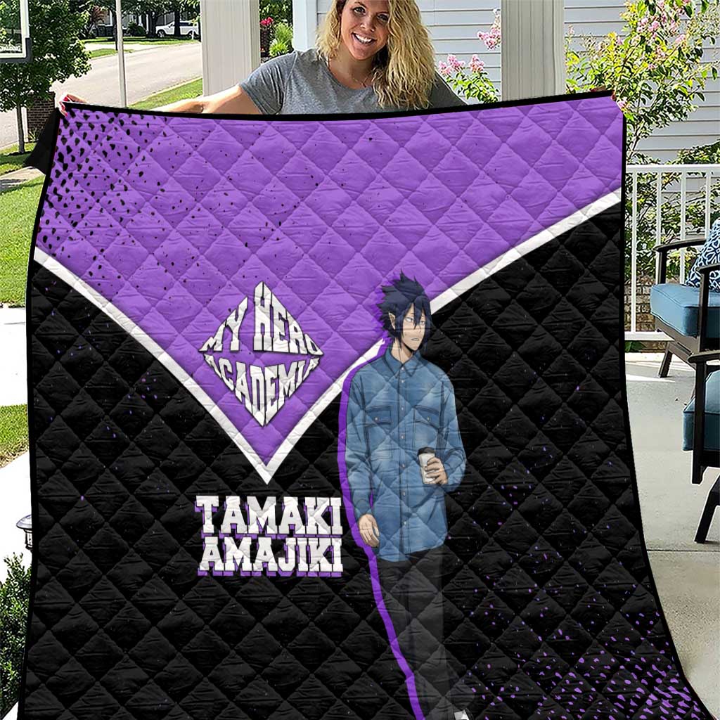 Tamaki Amajiki My Hero Academia Quilt Anime Grunge Splatter Graphic Style