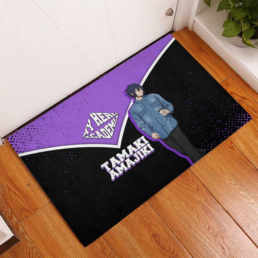 Tamaki Amajiki My Hero Academia Rubber Doormat Anime Grunge Splatter Graphic Style
