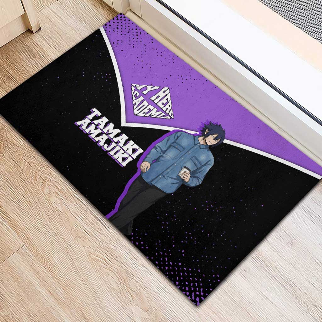 Tamaki Amajiki My Hero Academia Rubber Doormat Anime Grunge Splatter Graphic Style
