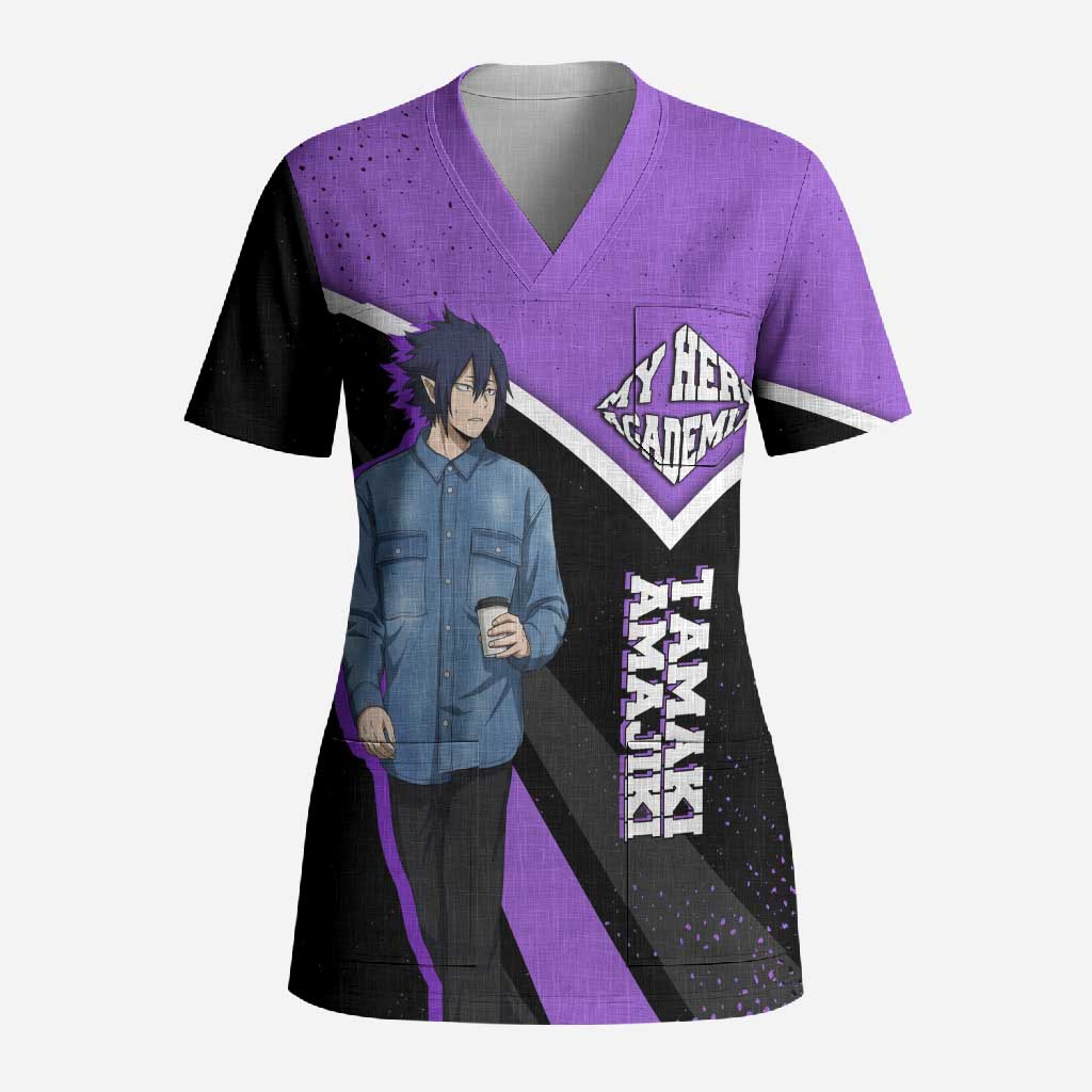 Tamaki Amajiki My Hero Academia Scrub Top Anime Grunge Splatter Graphic Style