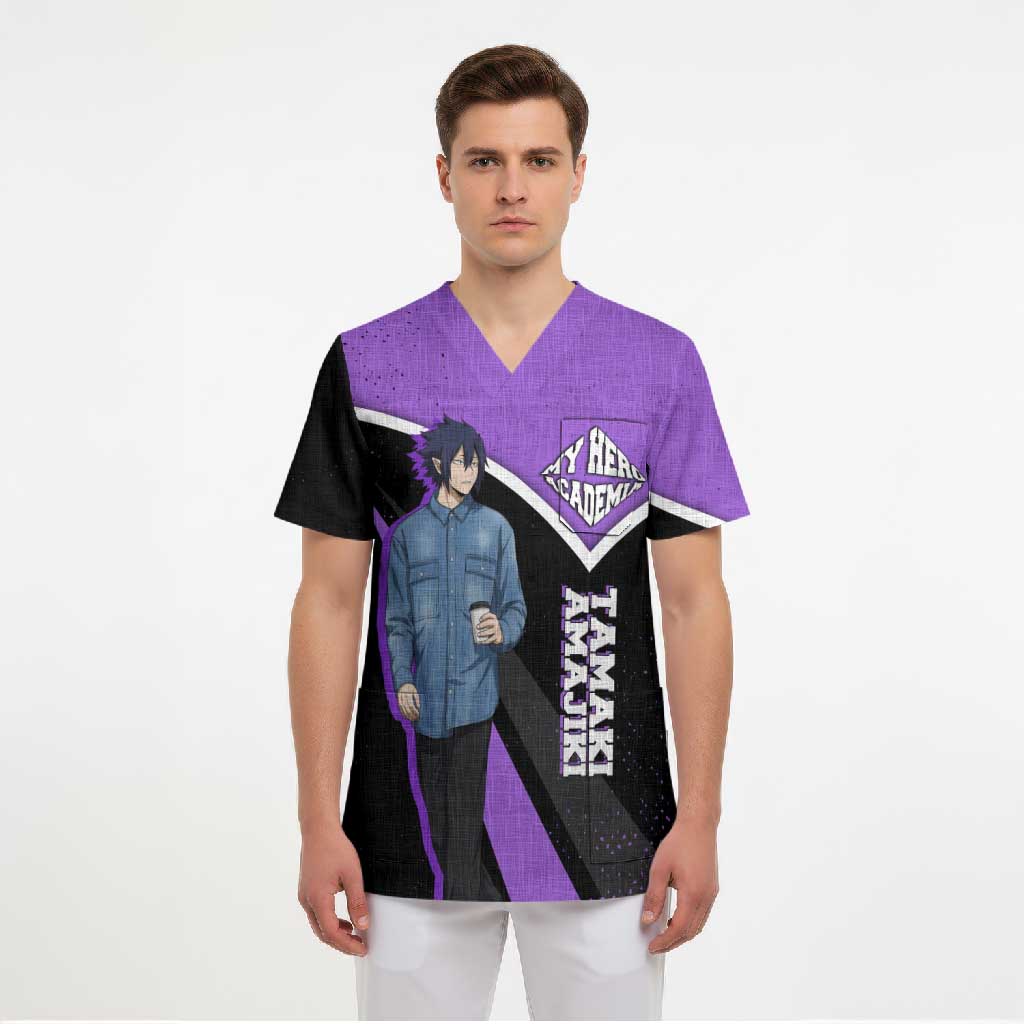 Tamaki Amajiki My Hero Academia Scrub Top Anime Grunge Splatter Graphic Style