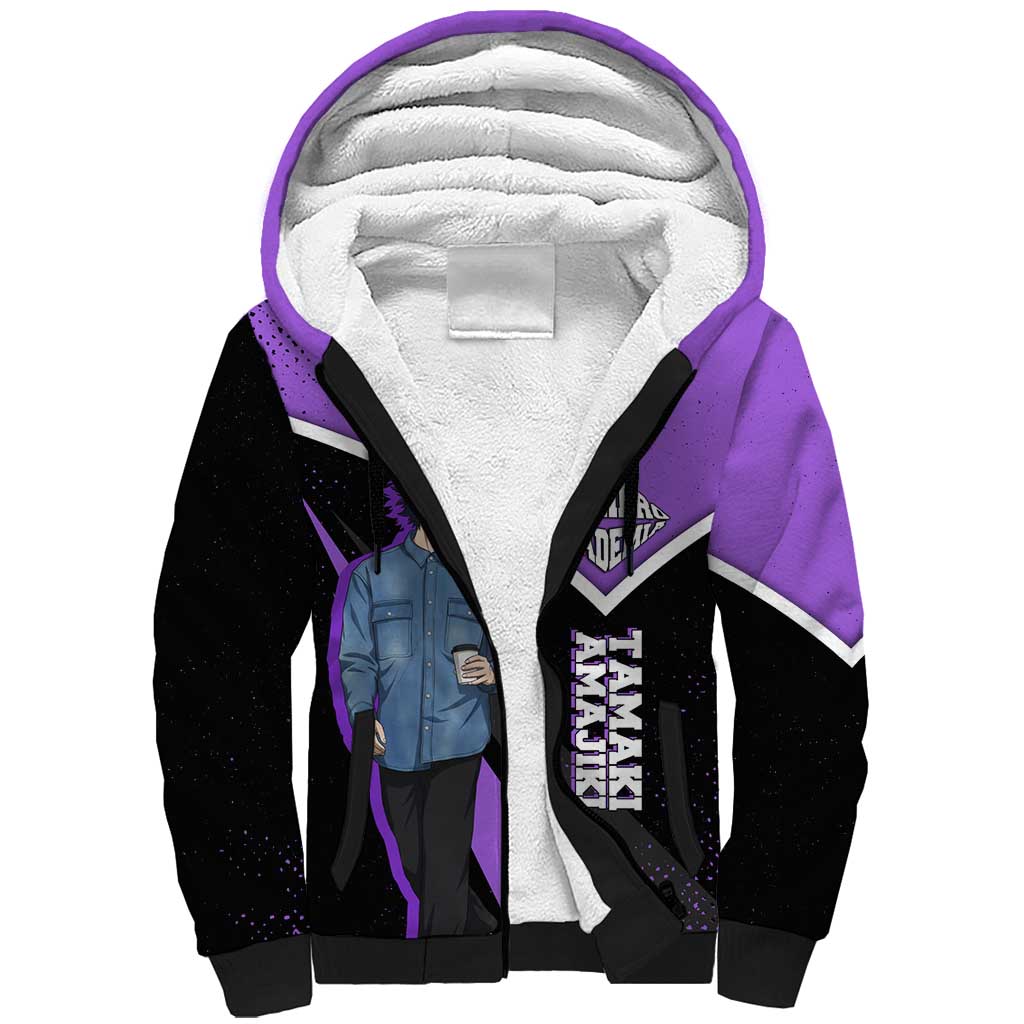 Tamaki Amajiki My Hero Academia Sherpa Hoodie Anime Grunge Splatter Graphic Style