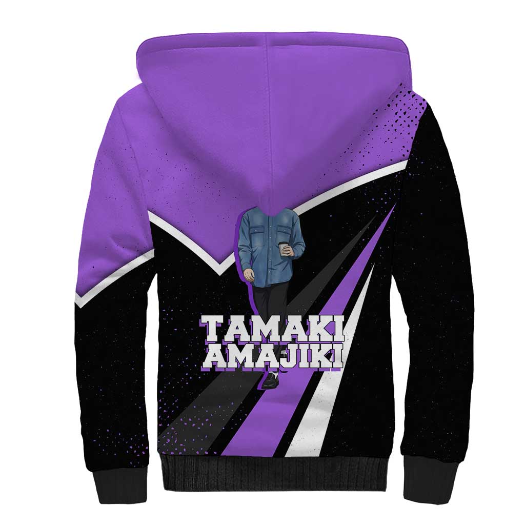 Tamaki Amajiki My Hero Academia Sherpa Hoodie Anime Grunge Splatter Graphic Style