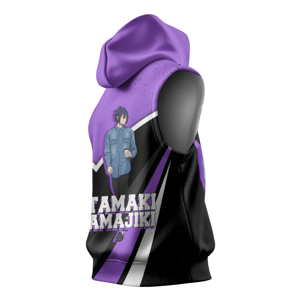 Tamaki Amajiki My Hero Academia Sleeveless Hoodie Anime Grunge Splatter Graphic Style