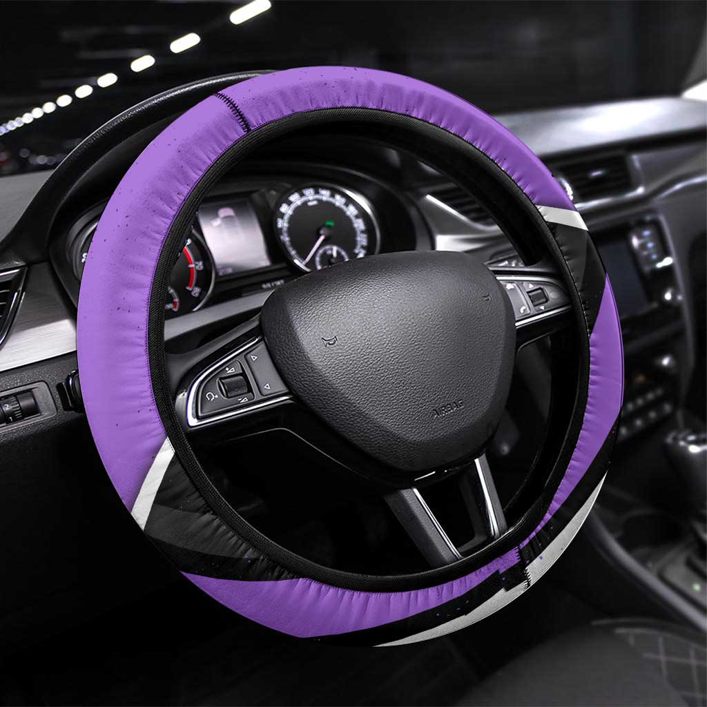 Tamaki Amajiki My Hero Academia Steering Wheel Cover Anime Grunge Splatter Graphic Style