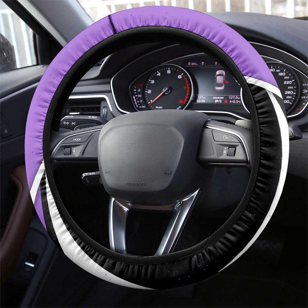 Tamaki Amajiki My Hero Academia Steering Wheel Cover Anime Grunge Splatter Graphic Style