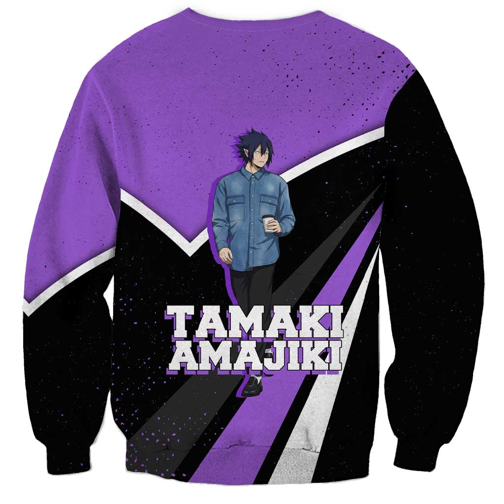 Tamaki Amajiki My Hero Academia Sweatshirt Anime Grunge Splatter Graphic Style