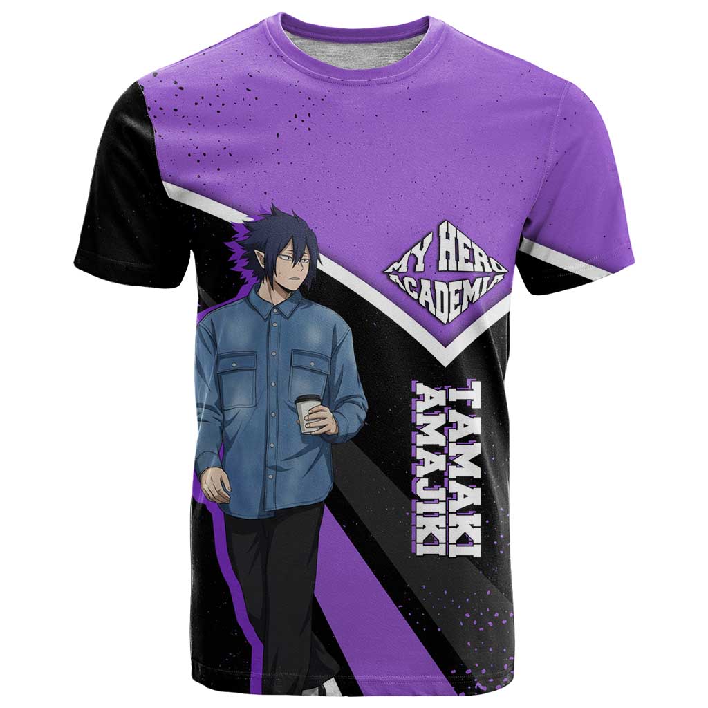 Tamaki Amajiki My Hero Academia T Shirt Anime Grunge Splatter Graphic Style