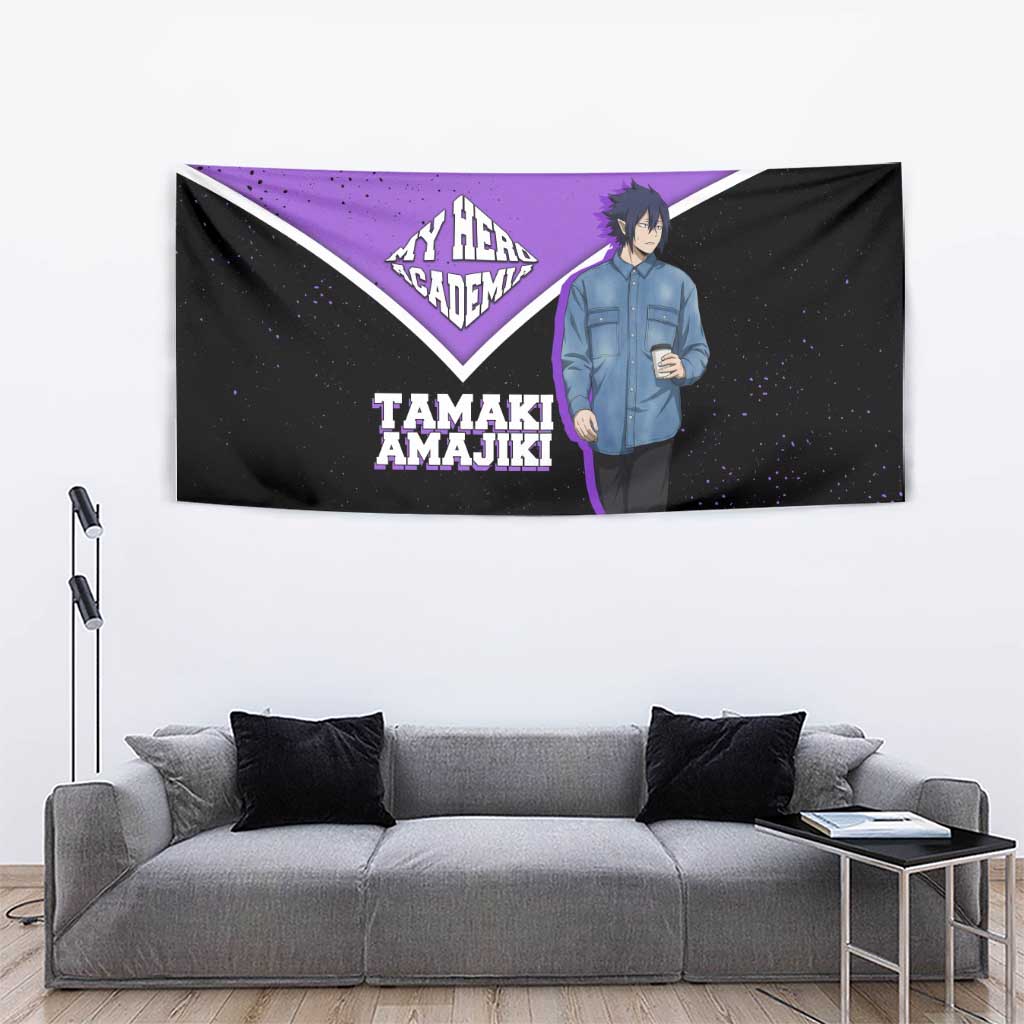 Tamaki Amajiki My Hero Academia Tapestry Anime Grunge Splatter Graphic Style