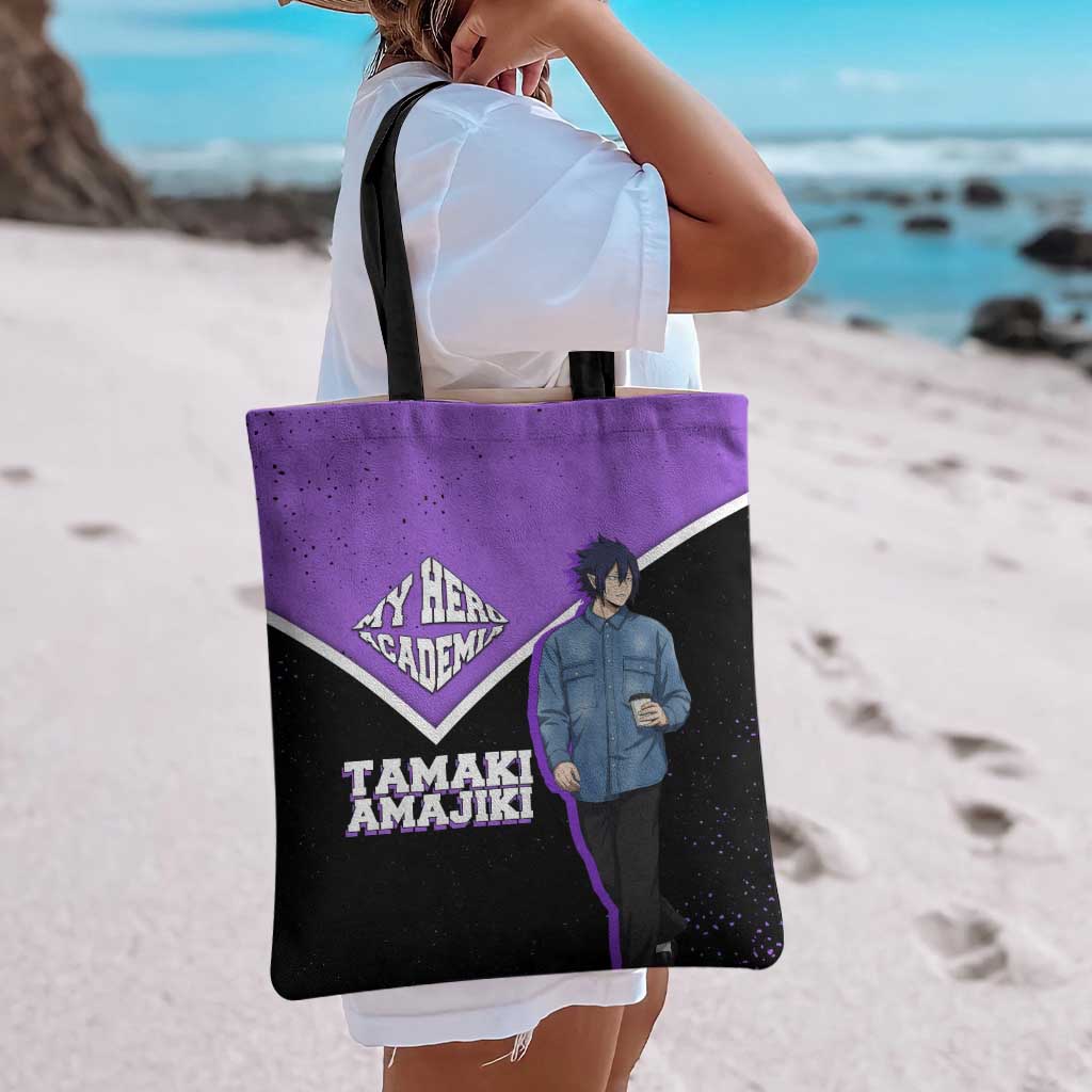 Tamaki Amajiki My Hero Academia Tote Bag Anime Grunge Splatter Graphic Style