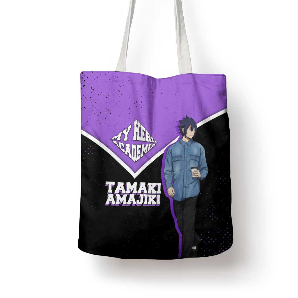 Tamaki Amajiki My Hero Academia Tote Bag Anime Grunge Splatter Graphic Style