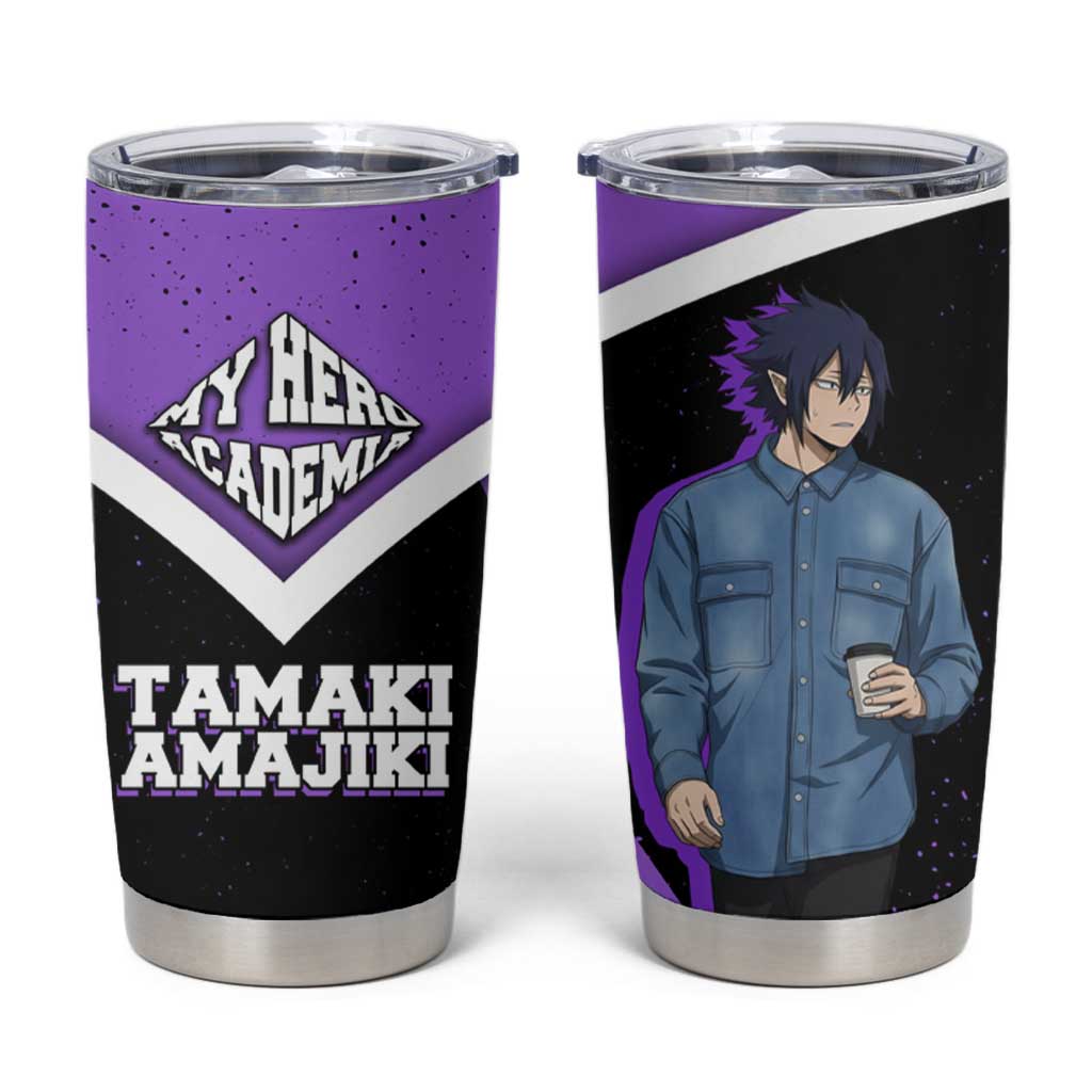 Tamaki Amajiki My Hero Academia Tumbler Cup Anime Grunge Splatter Graphic Style