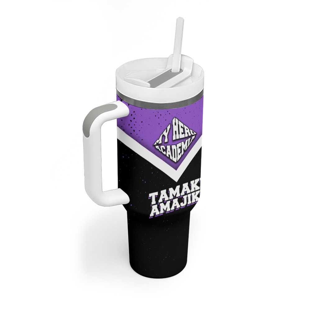 Tamaki Amajiki My Hero Academia Tumbler With Handle Anime Grunge Splatter Graphic Style