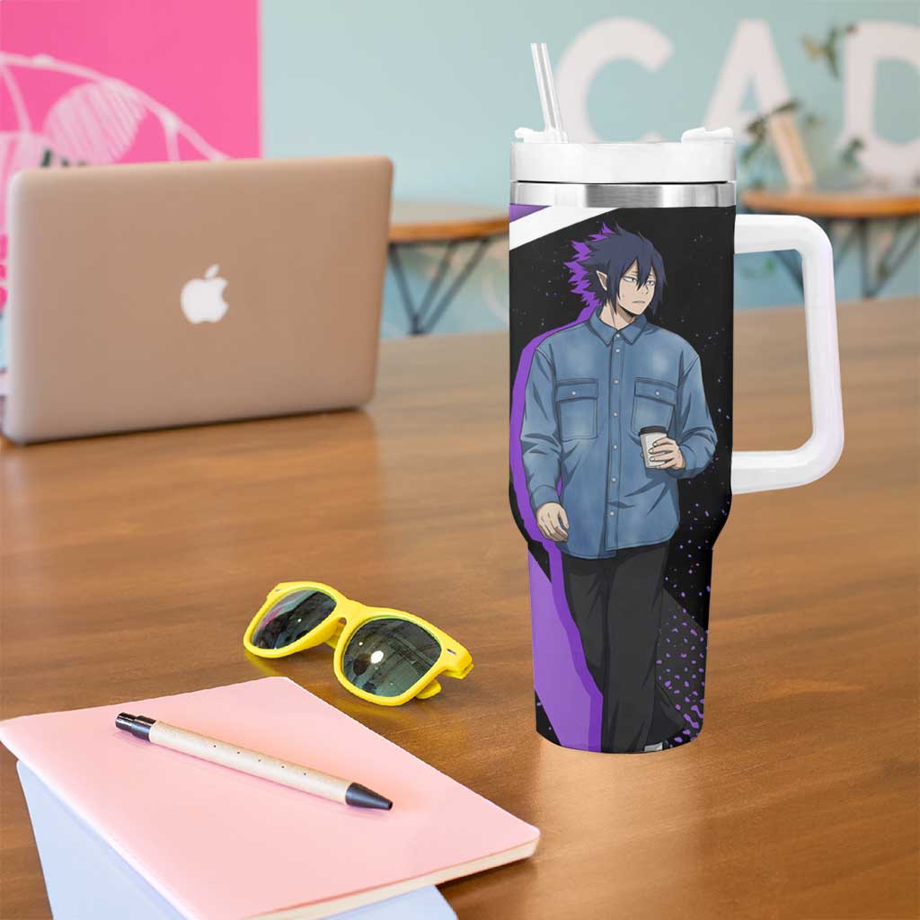 Tamaki Amajiki My Hero Academia Tumbler With Handle Anime Grunge Splatter Graphic Style