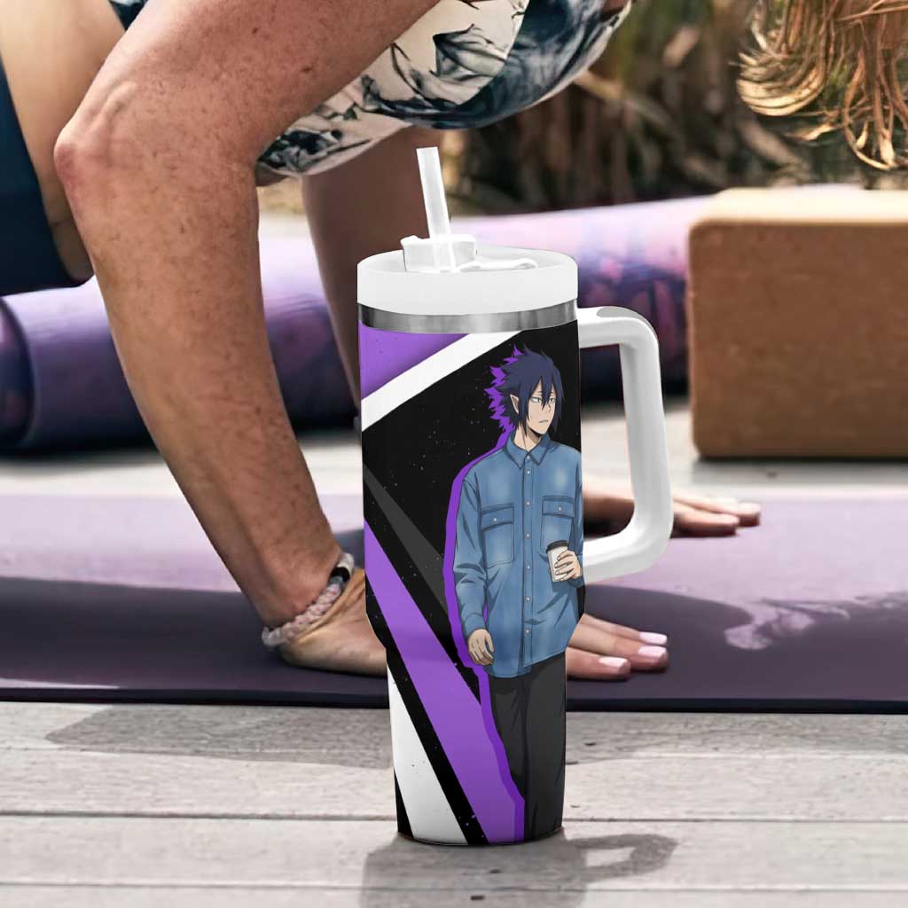 Tamaki Amajiki My Hero Academia Tumbler With Handle Anime Grunge Splatter Graphic Style