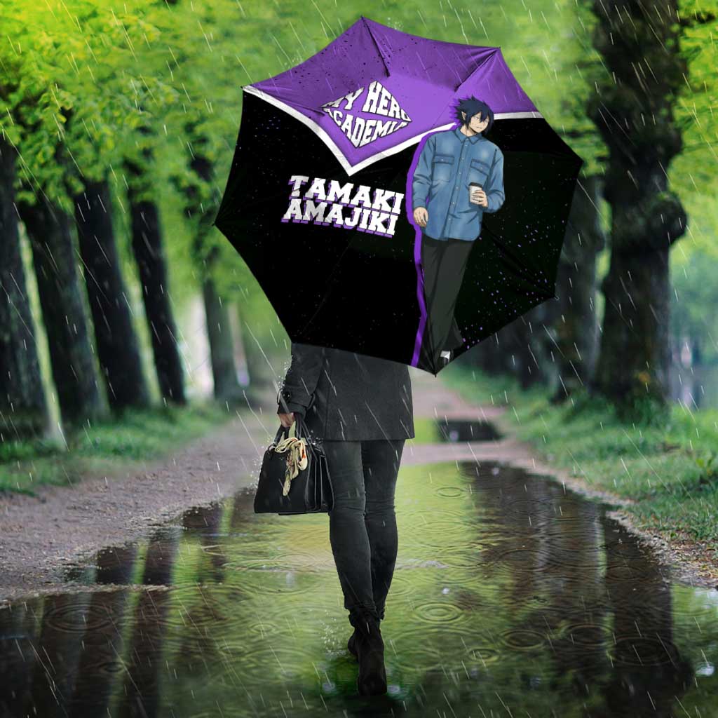 Tamaki Amajiki My Hero Academia Umbrella Anime Grunge Splatter Graphic Style