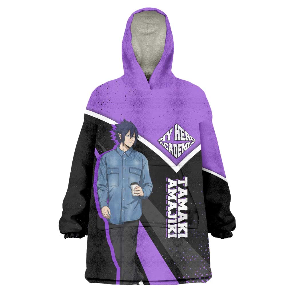 Tamaki Amajiki My Hero Academia Wearable Blanket Hoodie Anime Grunge Splatter Graphic Style