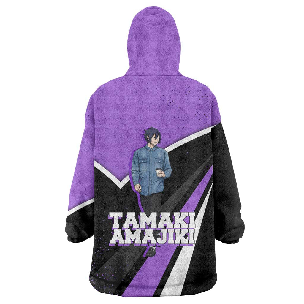 Tamaki Amajiki My Hero Academia Wearable Blanket Hoodie Anime Grunge Splatter Graphic Style