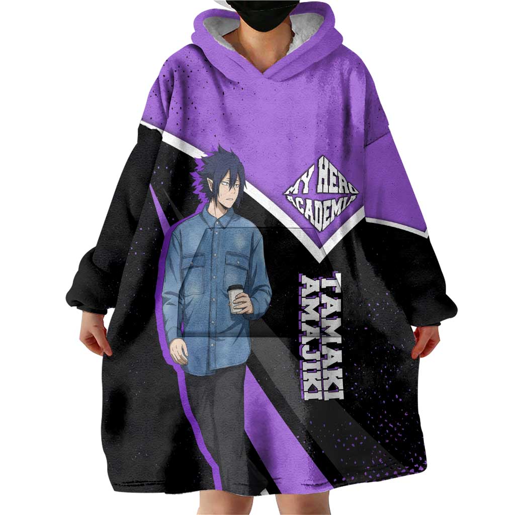 Tamaki Amajiki My Hero Academia Wearable Blanket Hoodie Anime Grunge Splatter Graphic Style
